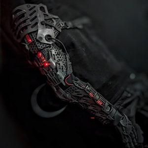 Cyberpunk arms for cosplay, Cosplay costume, Cosplay for him