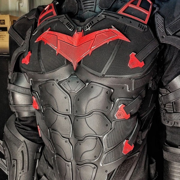 Super hero Bat Chest armor, arkham design.