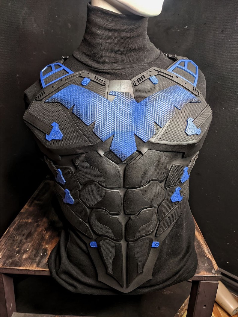 Nightwing Chest Armor for Cosplay Etsy