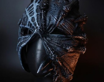 Black Spider Half Face mask for cosplay