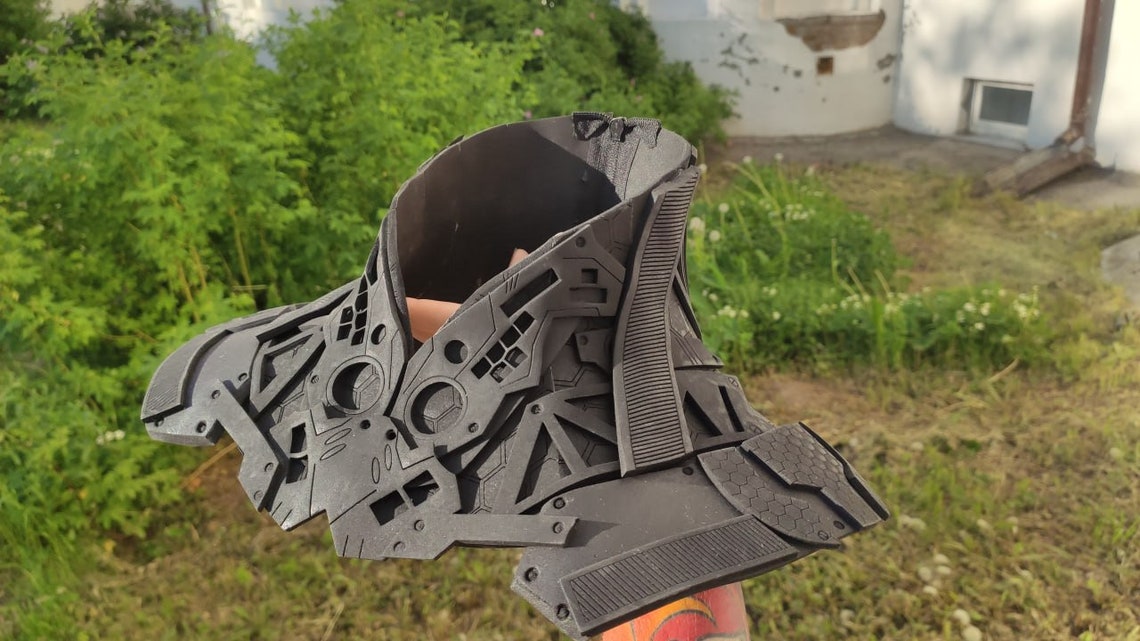 Tactical Neck for Cosplay V1, Cosplay Neck Etsy