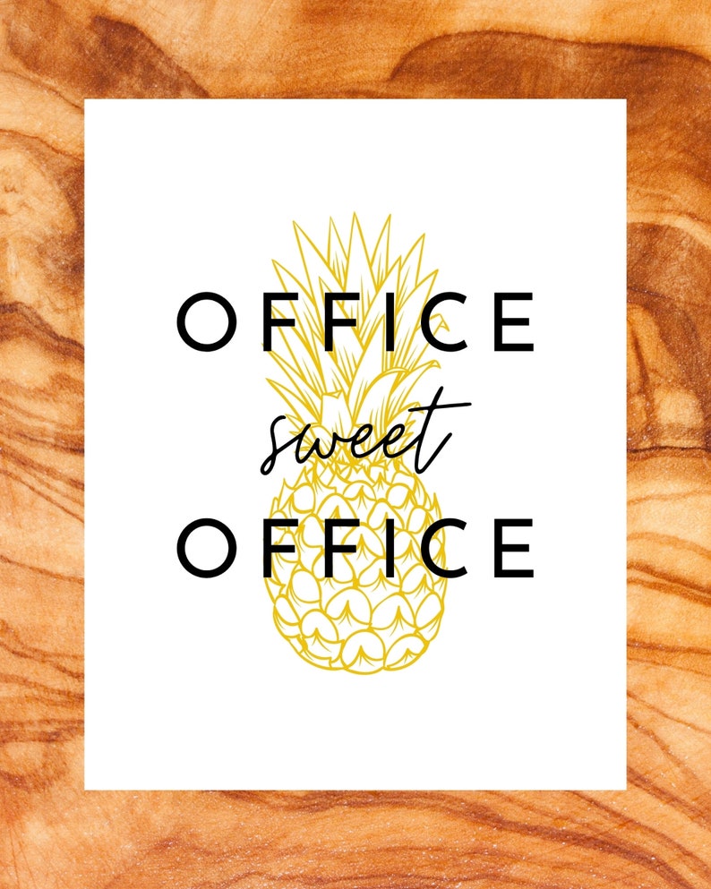 Office Sweet Office Pineapple Sweetness Print / Smile Room image 1