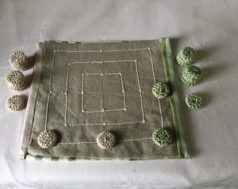 Little linen bag of 9 men’s  Morris