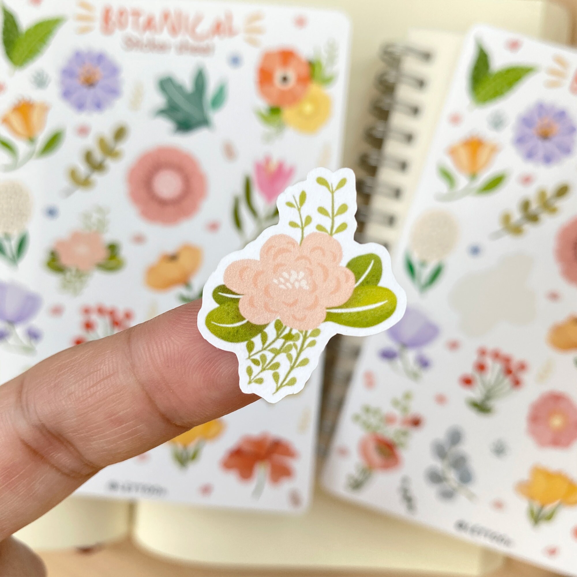 Sticker Sheet Botanical Journal Stickers, Perfect for Planner, Scrapbook,  Envelopes and More. Handmade by Lettoon 