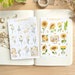 Sticker Sheet - Chamomile & Sunflower | Bullet Journal Stickers, Planner Decoration, Beautiful Flowers, Created by LETTOOn