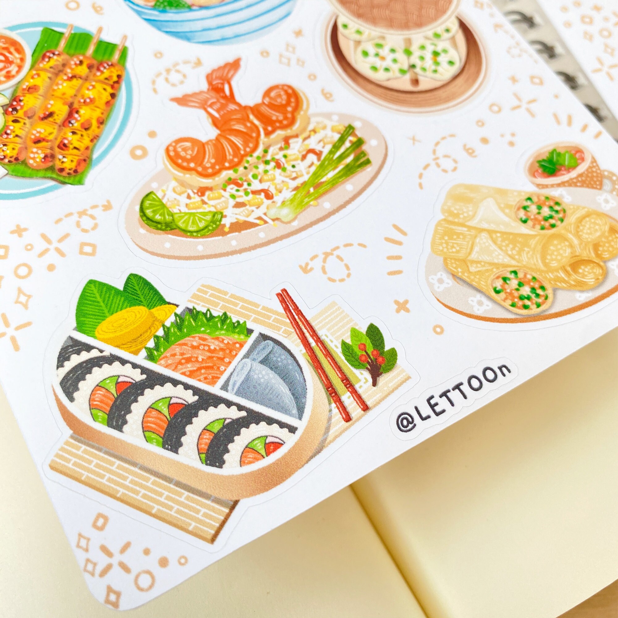 Japanese Stickers - Food — PaperMarket