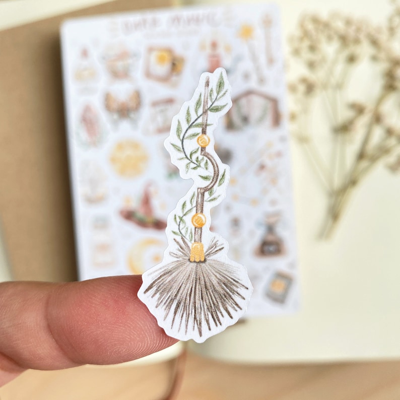 Handmade Sticker Sheet - Dark Magic | Stationery Journal Stickers, Scrapbook Decoration, Planner Stickers, Created by LETTOOn image 3