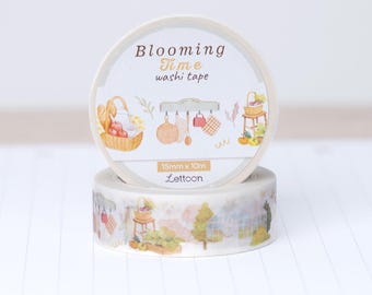 Floral Washi Tape, Blooming Time