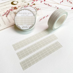 Washi Tape - Idee Morning Dew / Bujo, Stratificazione di album, Decorazione Washi per diario, Ispirazione per pianificatori, Creato da LETTOOn