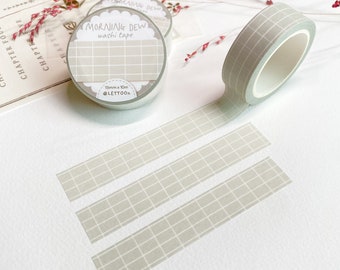 Washi Tape - Ochtenddauw | Bujo-ideeën, Scrapbook-gelaagdheid, Journal Washi-decoratie, Planner-inspiratie, gemaakt door LETTOOn