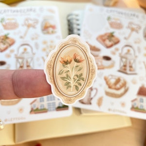 Handmade Sticker Sheet - Cottagecore | Stationery Journal Stickers ...