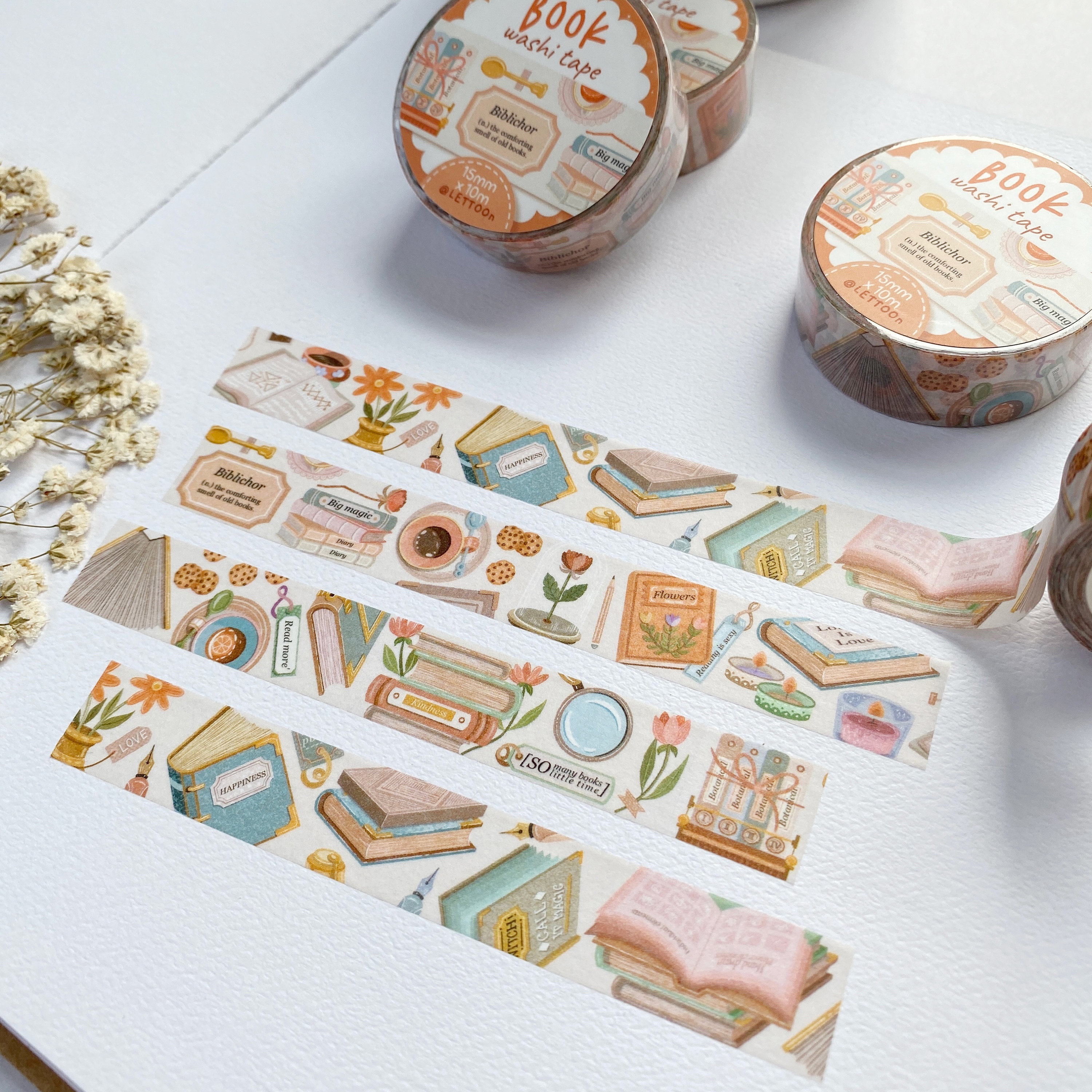 Set De 10 Rollos Cinta Washi A Cuadros - 15 Mm X 5 M, Decorativa, Para Manualidades, Scrapbooking Y Diarios