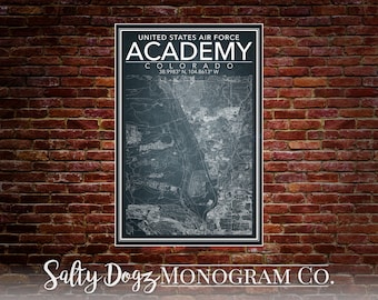 DIGITAL DOWNLOAD 24x36in Print of United States Air Force Academy