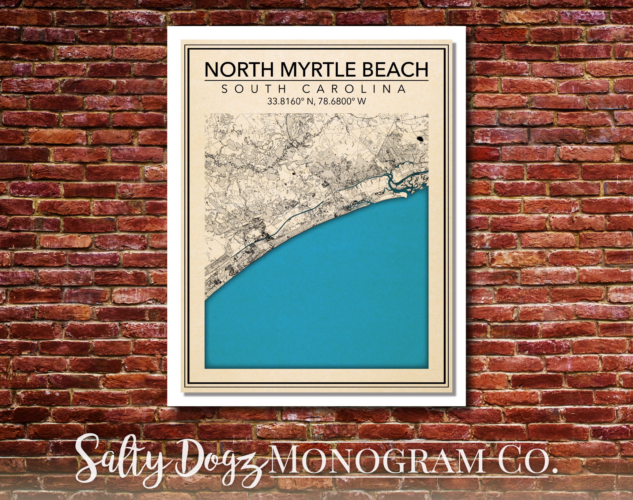 North Myrtle Beach Wall Art Etsy