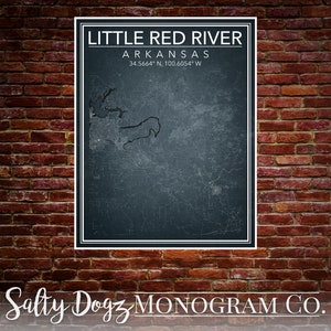 TÉLÉCHARGEMENT NUMÉRIQUE Impression 11 x 14 po. de Little Red River, Arkansas ! ***3 versions***