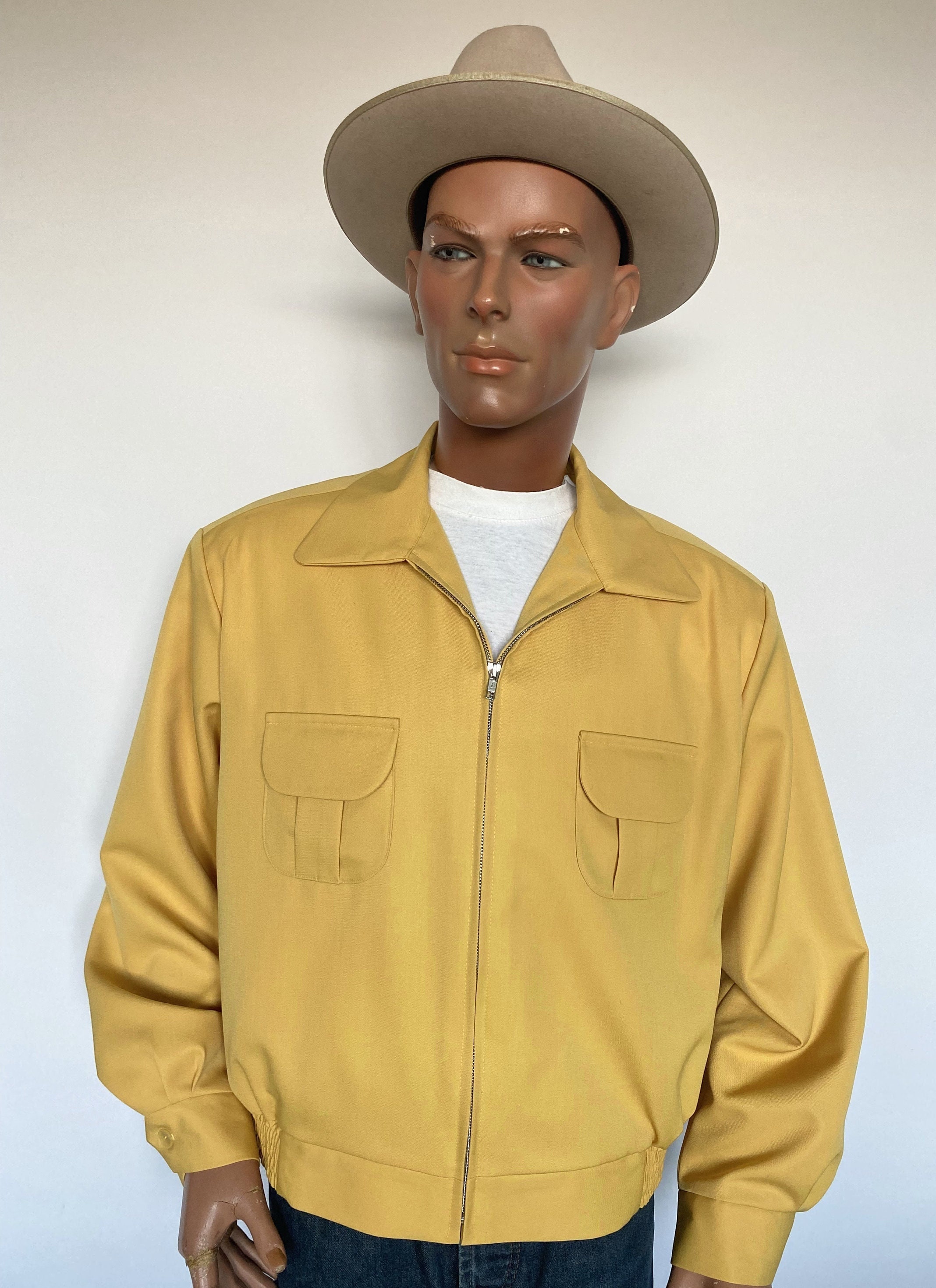 50s Gabardine Jacket - Etsy 50s Gabardine Jacket - Etsy