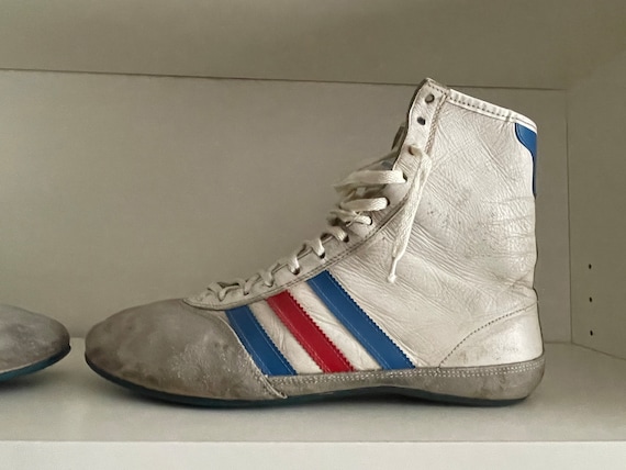 Made in France Vintage Boxing / Wrestling Shoes. Etsy