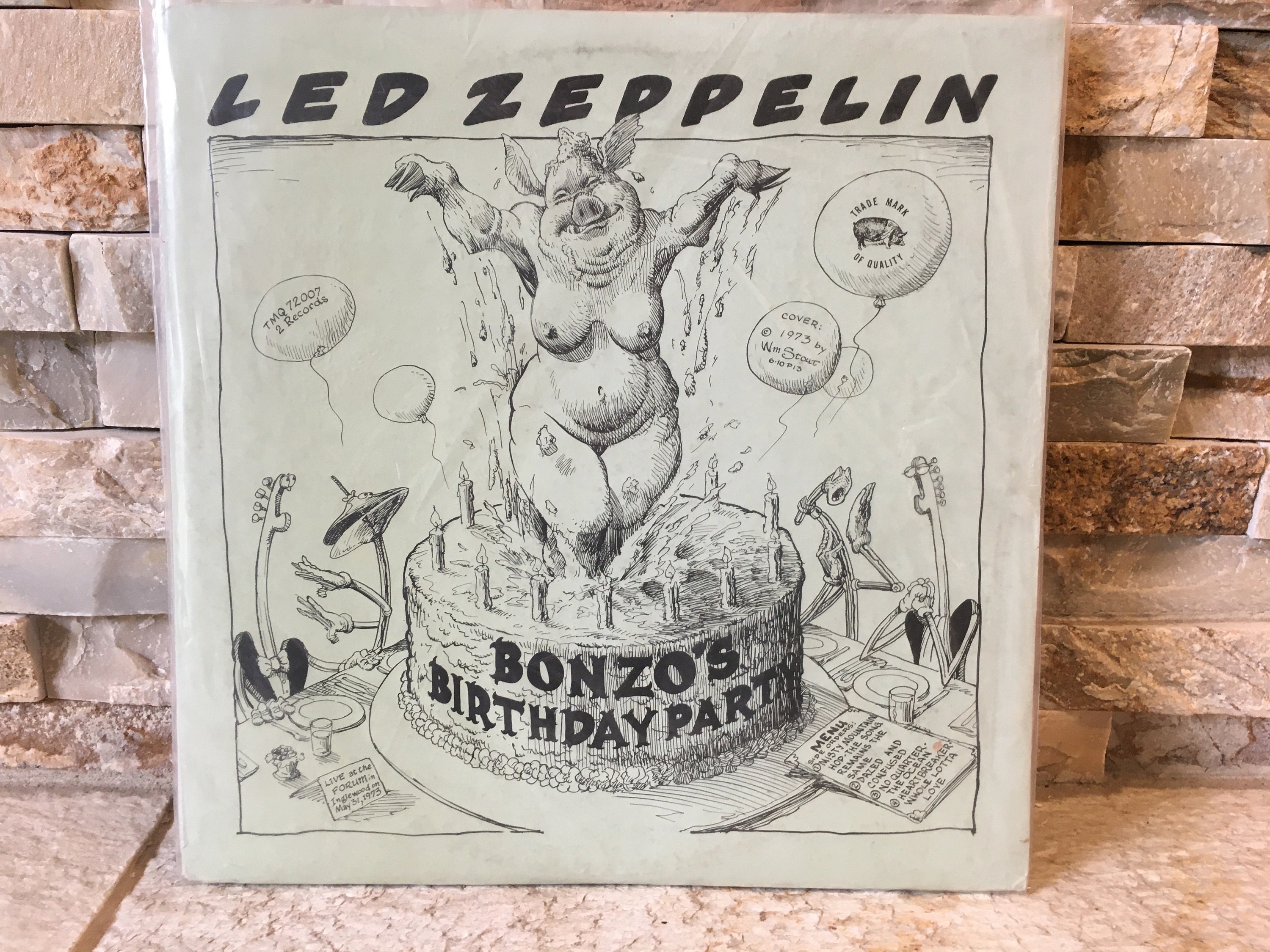 ★Led Zeppelin★BONZO'S BIRTHDAY PARTY★LP RARE Vintage Led Zeppelin 