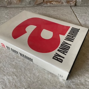 a: A novel by Andy Warhol, 1968 first edition, hard cover, near mint condition