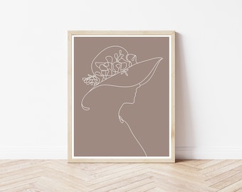 Digital Download| Printable Contour Drawing| Minimalist Art| Modern Decor| Minimalist Line Art | Printable Wall Art
