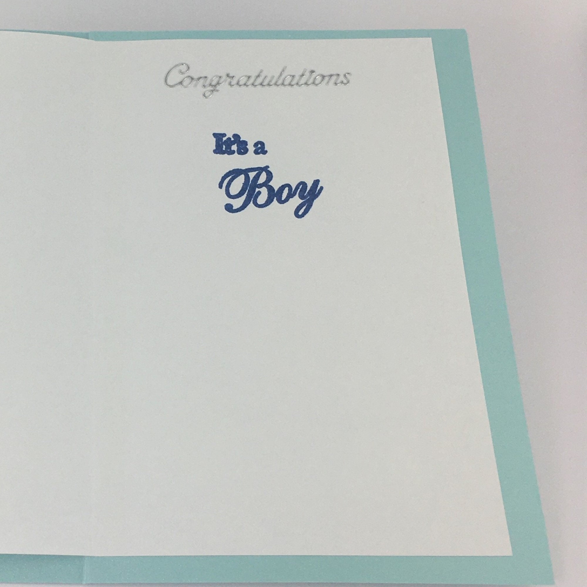 It's a Boy Card/ Congratulations/ Present/ Gift/ 3D/ - Etsy