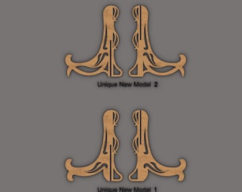Laser Cut Easel Pattern: Plate, Photo & Book Display (Digital Download)