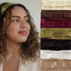 Mulberry Silk Headband, Hairband, Hair accessories for women, Yoga headband, Stylish Hairbands 2025, Headband Trend, Classic Hairstyles