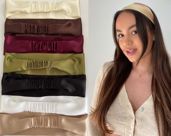 Mulberry Silk Headband, Hairband, Hair accessories for women, Yoga headband, Stylish Hairbands, Headband Trend, Classic Hairstyles