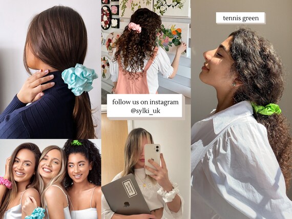 Scrunchie Con Fiocco In Seta Personalizzato - Foto 6
