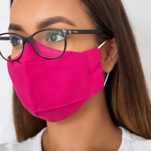 Best Face Mask for Glasses Wearers Anti Fog USA Handmade Easy Etsy