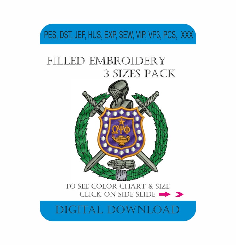 Omega Psi Phi Embroidery Designs Omega Psi Phi Embroidery Designs