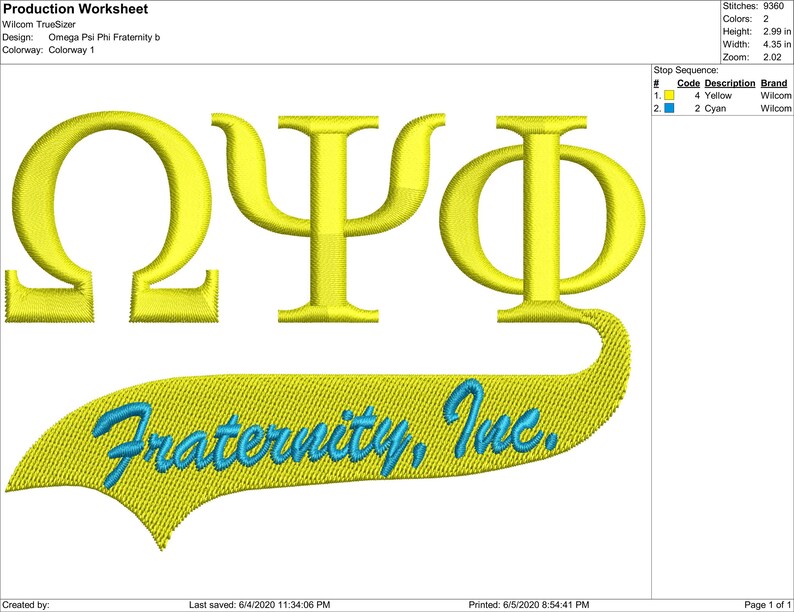 Omega Psi Phi Fraternity embroidery design Omega Psi Phi | Etsy