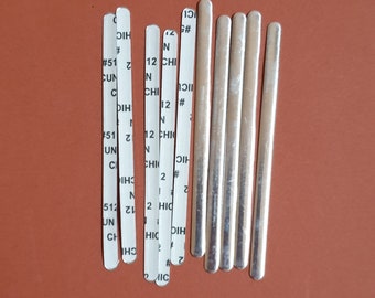 Aluminium stick on nose bridge strips for face masks