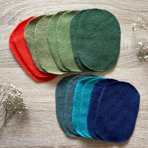 Kaschmirflicken, Patches aus Kaschmir, 2er-Set, Kniepatches, Wollpatch, Ellenbogen-Patch, Reparaturflicken, Wollkleidung Flicken Upcycling