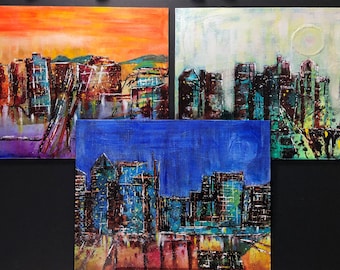 Phoenix series-3 piece set-Phoenix, circa 1974, Art Room Gallery International City Exhibition, May 2021