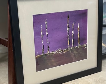 Purple Haze - an abstract acrylic painting
