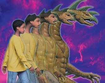 ANIMORPHS #34: THE PROPHECY art print, signed and numbered by the artist