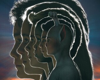 ANIMORPHS #54: THE BEGINNING art print, signed and numbered by the artist