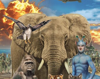 MEGAMORPHS #03 CUTBACK: Elfangor's Secret art print, signed and numbered by the artist