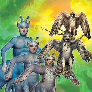ANIMORPHS #38: THE ARRIVAL art print, signed and numbered by the artist