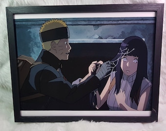 Ninja Couple Anime Glass Painting
