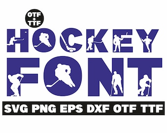 Ice Hockey Alphabet Ice Hockey Font Ice Hockey PNG Letters 