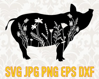 Download Mandala Pig Svg Etsy