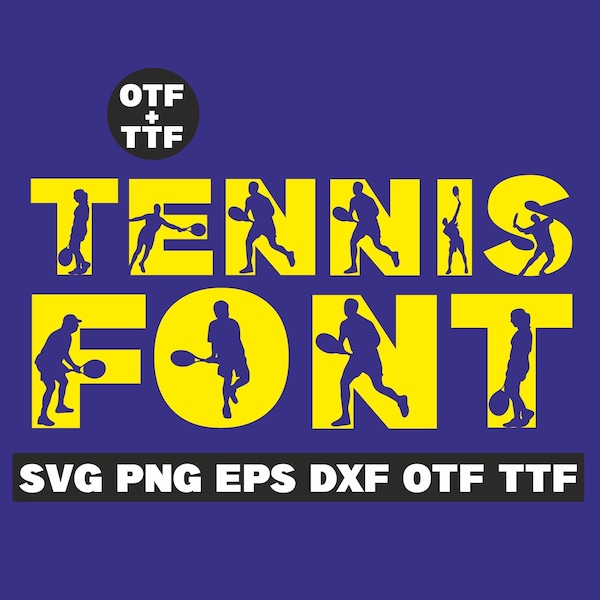 Tennis svg, tennis font, tennis alphabet, sport font svg, sport alphabet, sport letters