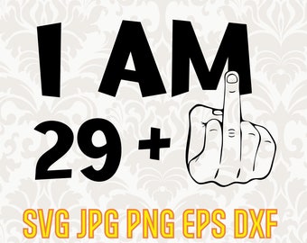 Download 30 Years Old Svg Etsy