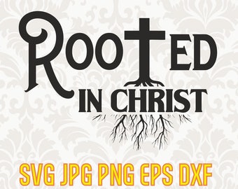 Roots With Cross Svg - Etsy