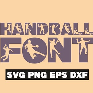 Handball svg, Handball font, Handball player shirt design, sport font, college alphabet, varsity letter