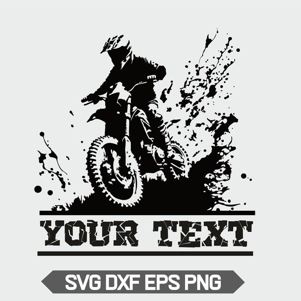 Motocross monogram, Split monogram svg, Motocross svg, dirt bike png, offroad svg, off road png, motocross rider silhouette, dirt clipart