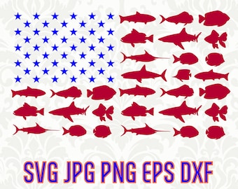 Download Fishing flag svg | Etsy
