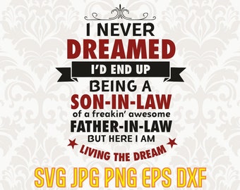 Son In Law Svg Etsy